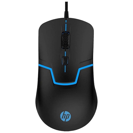 Hp M100 Usb Wired Gaming Optical Mouse With Led Backlight And Adjustable 1000/1600 Dpi 3 Buttons For Gaming