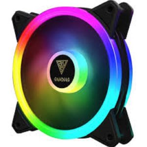 120mm CPU Case Cooler Fan Dual Side Ring RGB Rainbow LED Fan