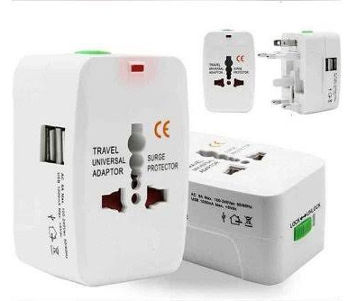 Universal USB Multi Plug Travel Adapter Power Socket international UK/US/AU/EU/CA All in 1 Travel Adapter converter